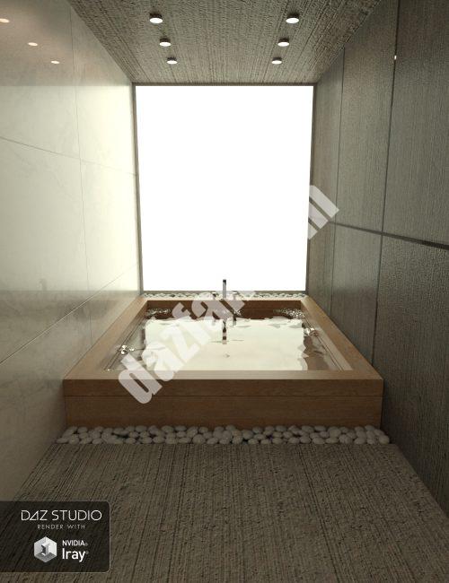 [daz场景] 现代浴室-DAZ爱好者