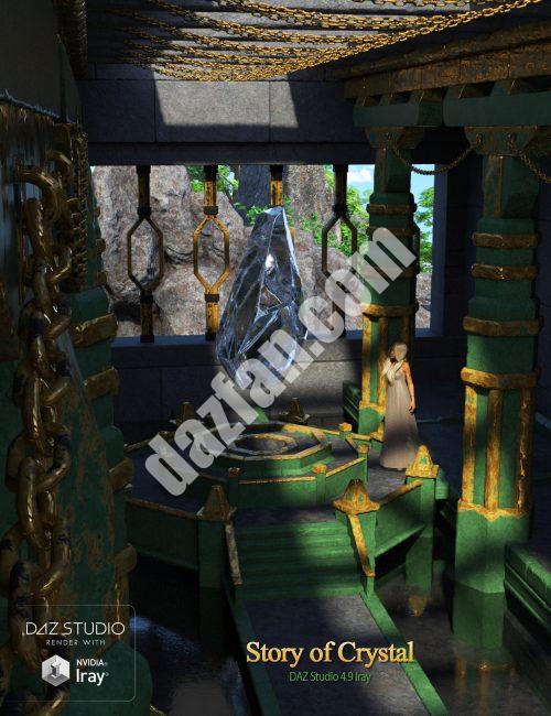 [daz场景] 水晶的故事-DAZ爱好者