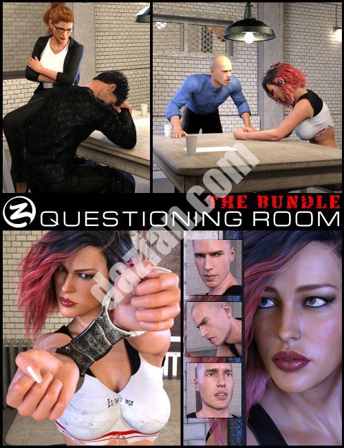 [daz场景] Z 询问室包-DAZ爱好者