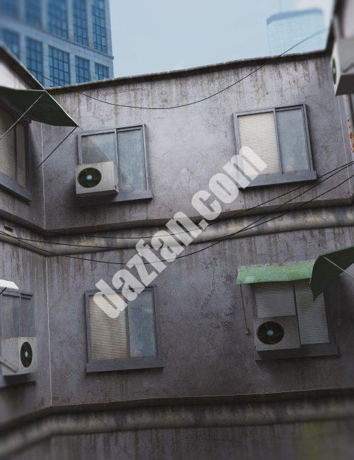 [daz场景] 小巷子-DAZ爱好者