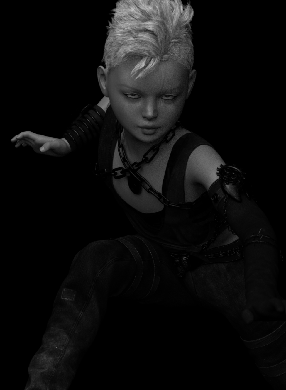 [daz角色] 阿克利纶 for G3F-DAZ爱好者