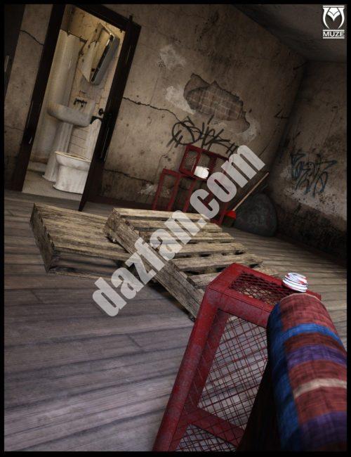 [daz场景] 废弃的住所-DAZ爱好者