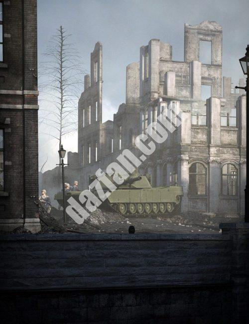 [daz场景] 战争结束后-DAZ爱好者