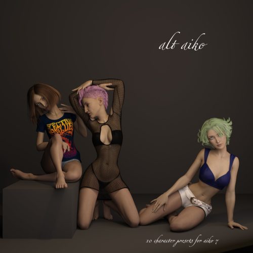 [daz角色] Alt爱子-DAZ爱好者