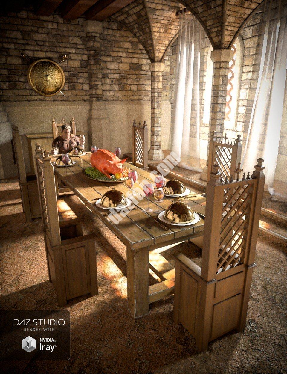 [daz场景] 古老的房间-DAZ爱好者