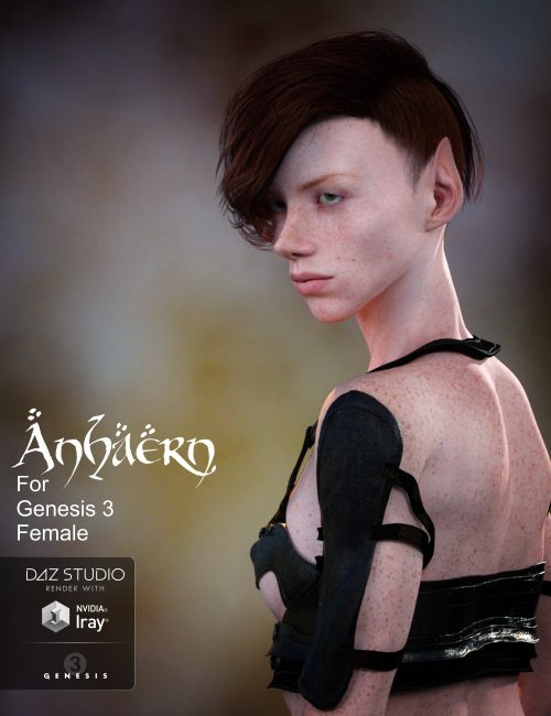 [daz角色] 为G3F Anhaern-DAZ爱好者