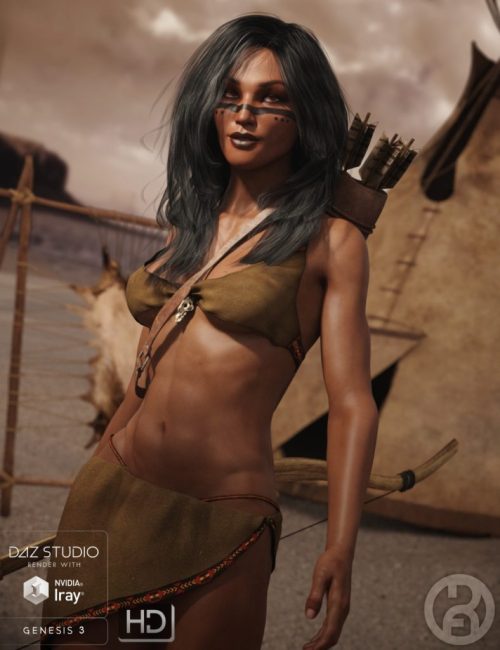 [daz角色] Anicinabe是创世纪3中的女性-DAZ爱好者