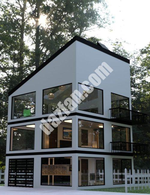 [daz场景] 黑色,白宫-DAZ爱好者