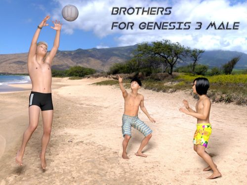 [daz角色] 兄弟为创世纪3男-DAZ爱好者