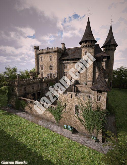 [daz场景] 布兰奇城堡-DAZ爱好者