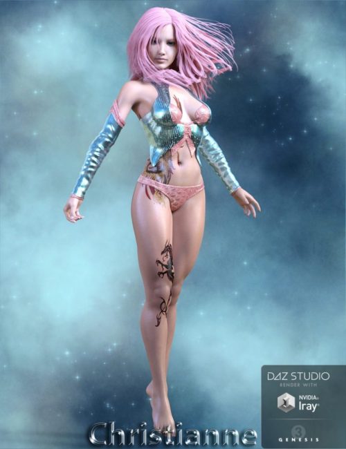 [daz角色] 克里斯蒂安换吉纳维芙-DAZ爱好者