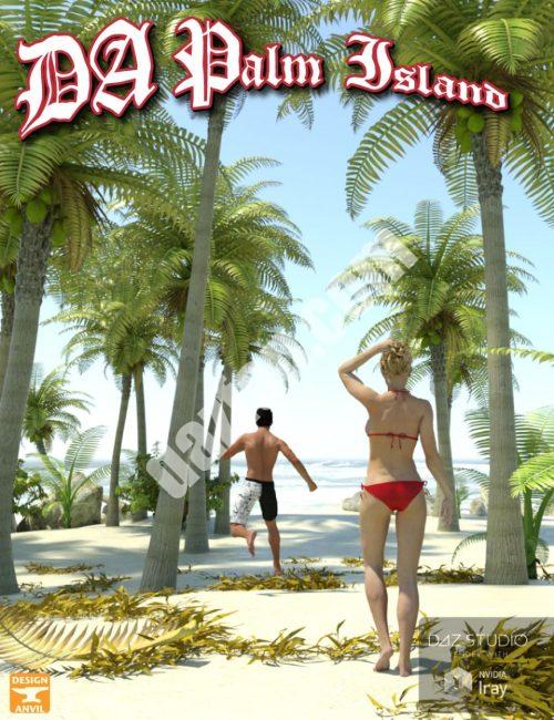 [daz场景] DA棕榈岛屿-DAZ爱好者