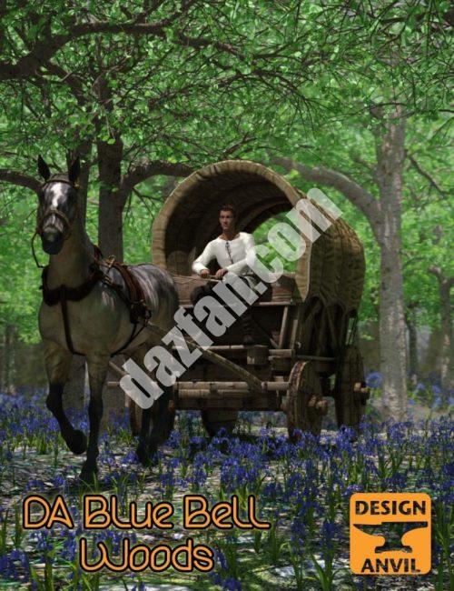 [daz场景] 蓝铃林-DAZ爱好者