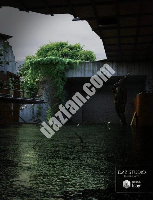 [daz场景] 摧毁了医院-DAZ爱好者