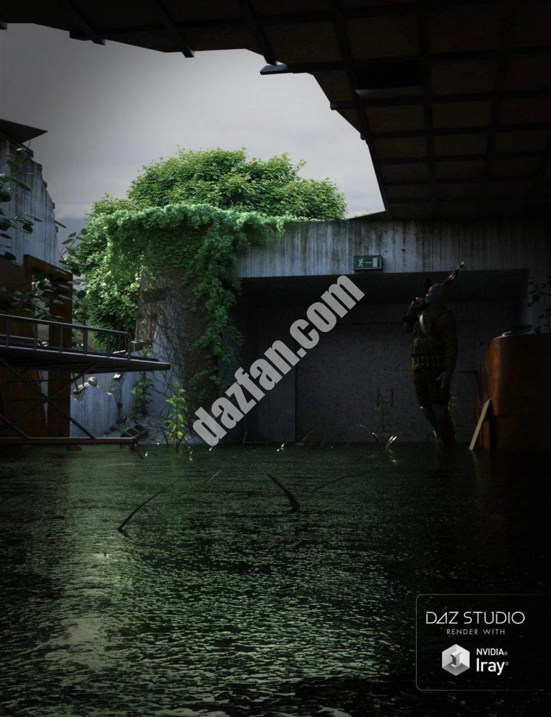 [daz场景] 摧毁了医院-DAZ爱好者