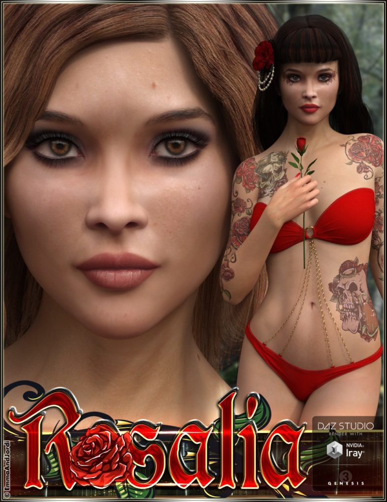 [daz角色] EJ Rosalia为创世纪3女(s)-DAZ爱好者