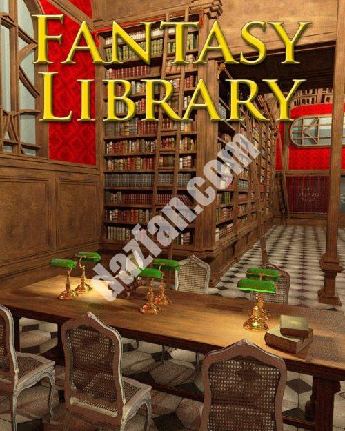 [daz场景] 幻想图书馆-DAZ爱好者