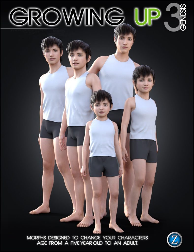 [daz角色] 《创世纪3》中男性的成长-DAZ爱好者