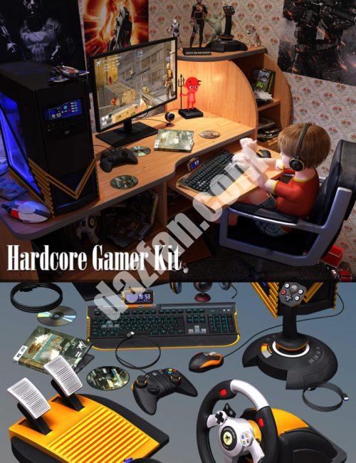 [daz场景] 骨灰级玩家装备-DAZ爱好者