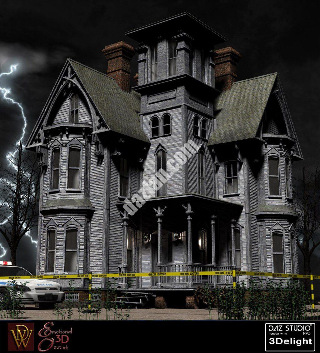 [daz场景] 闹鬼和新维多利亚为达兹工作室-DAZ爱好者