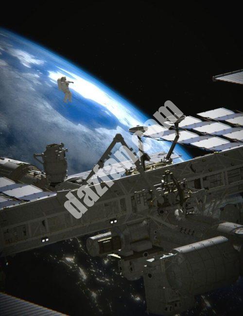 [daz场景] 国际空间站-DAZ爱好者