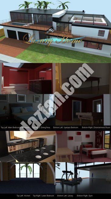 [daz场景] 豪华住宅-DAZ爱好者