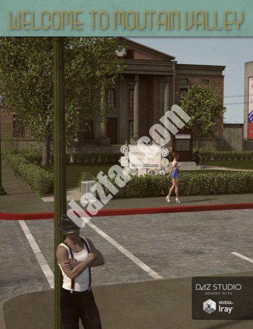 [daz场景] 山谷-DAZ爱好者