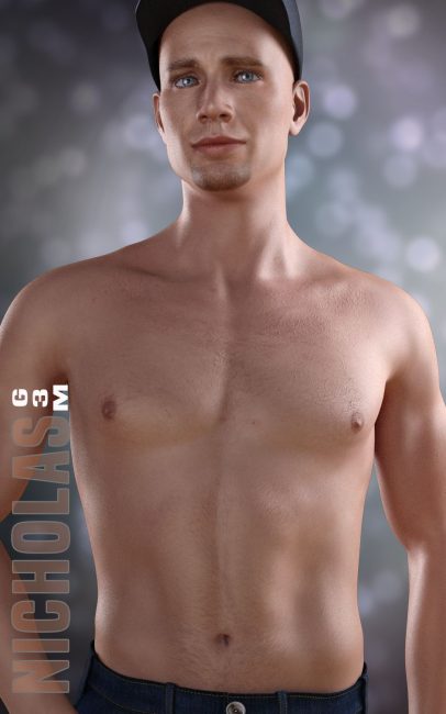 [daz角色] 尼古拉斯为G3M-DAZ爱好者