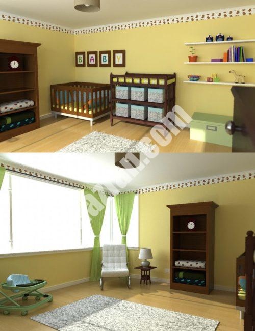 [daz场景] 育婴室-DAZ爱好者