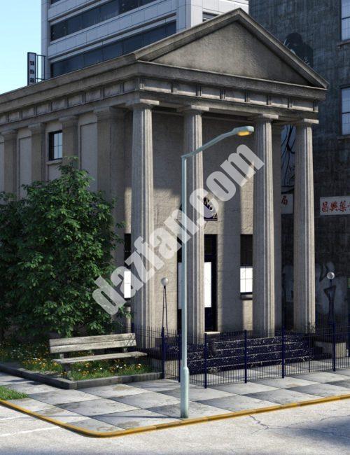 [daz场景] 帕特农神庙俱乐部-DAZ爱好者