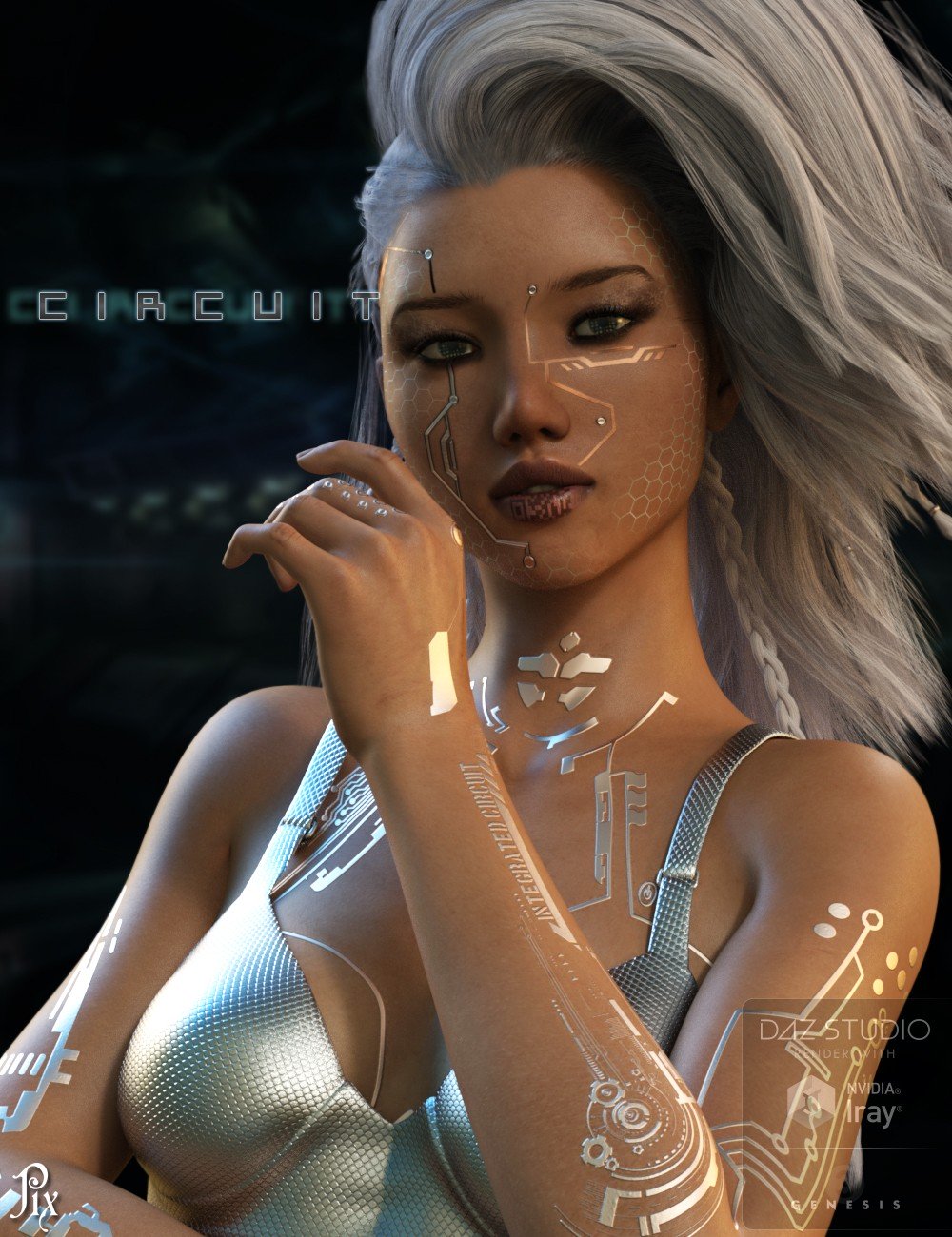 [daz角色] 为创世纪3女性的Pix电路-DAZ爱好者