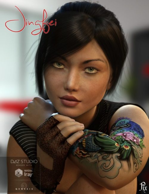 [daz角色] 焦油Jingfei-DAZ爱好者
