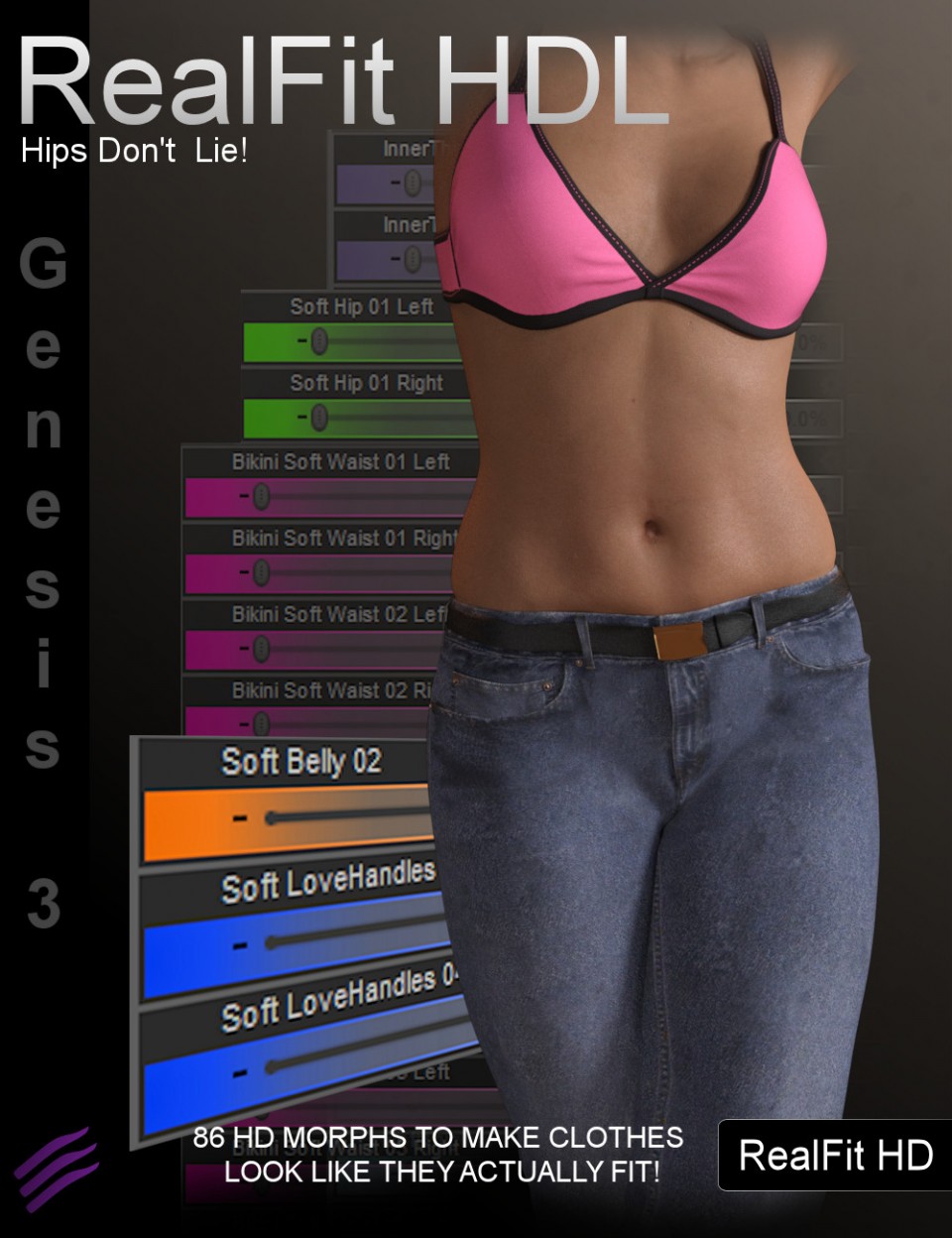 [daz角色] RealFit高密度脂蛋白-DAZ爱好者