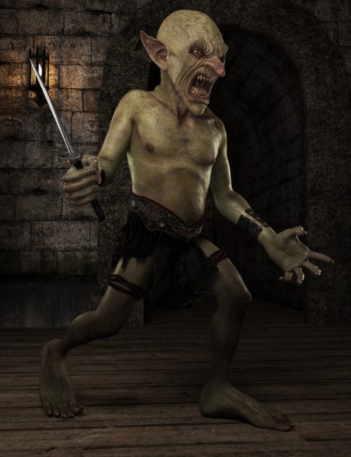 [daz角色] Robbus Goblin HD for Genesis 3 Male-DAZ爱好者