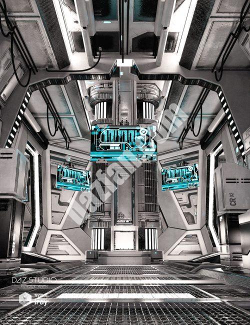 [daz场景] 伊雷2号马库走廊-DAZ爱好者