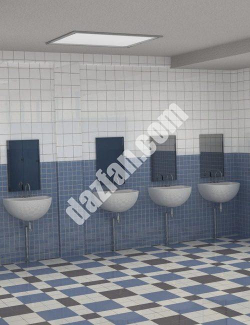 [daz场景] 学校的浴室-DAZ爱好者