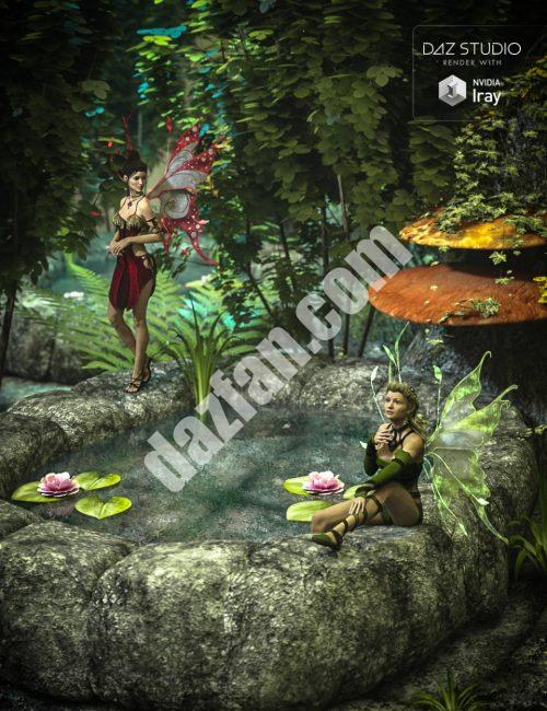 [daz场景] 古怪的小池-DAZ爱好者