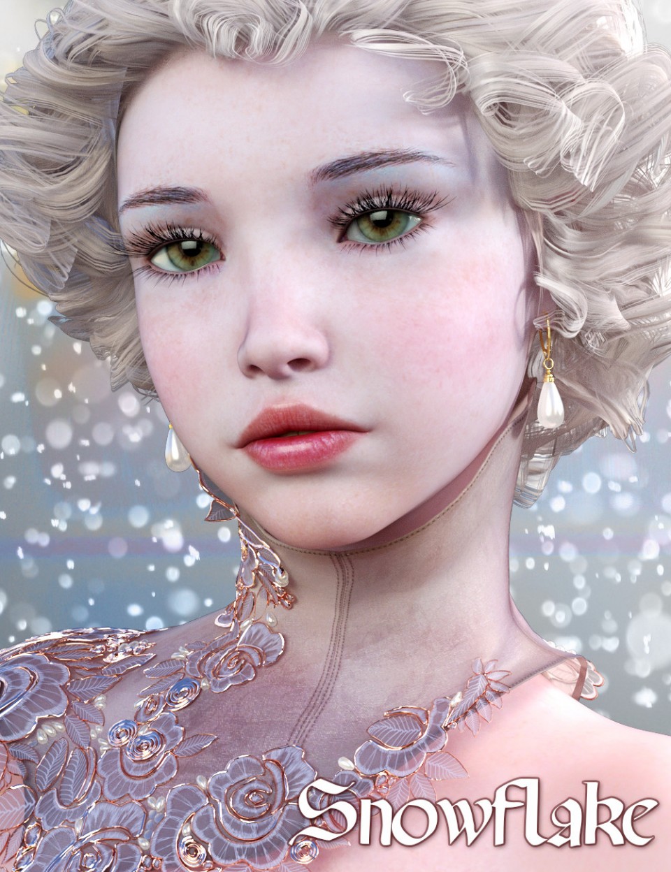 [daz角色] 爱子的雪花-DAZ爱好者