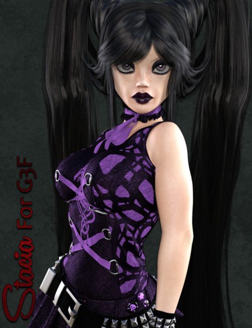 [daz角色] 为G3F Stacia-DAZ爱好者