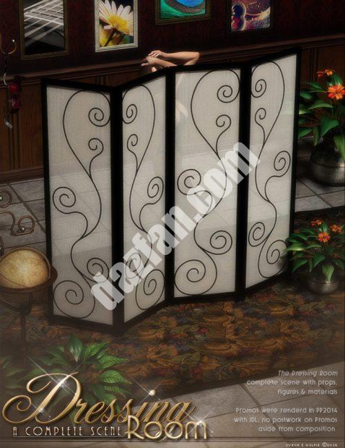 [daz场景] 更衣室-DAZ爱好者