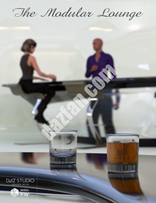 [daz场景] 模块化的休息室-DAZ爱好者