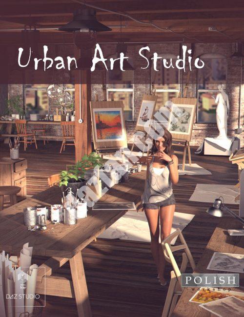 [daz场景] 城市艺术工作室-DAZ爱好者