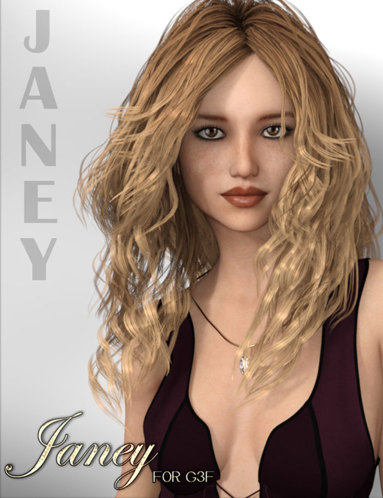 [daz角色] VYK_Janey-DAZ爱好者