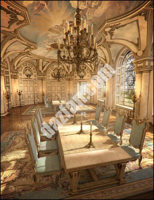 [daz场景] 庆祝巴洛克式宏伟的伊雷阿登-DAZ爱好者