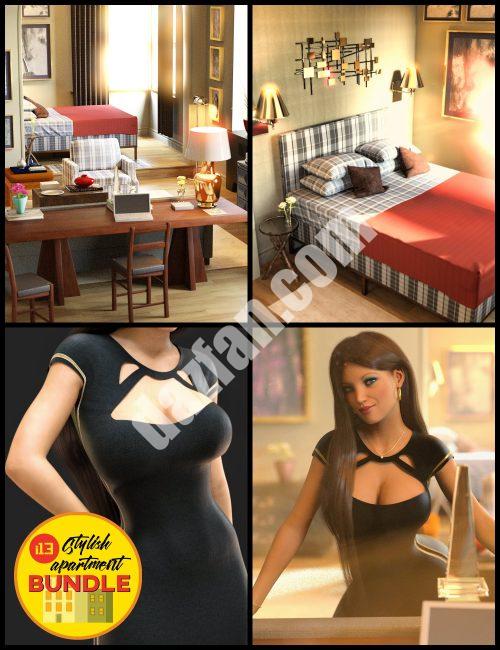 [daz场景] i13时尚公寓包-DAZ爱好者