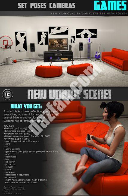 [daz场景] i13游戏-DAZ爱好者