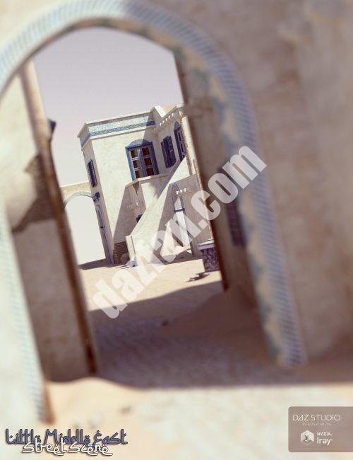 [daz场景] 小中东街立体模型-DAZ爱好者