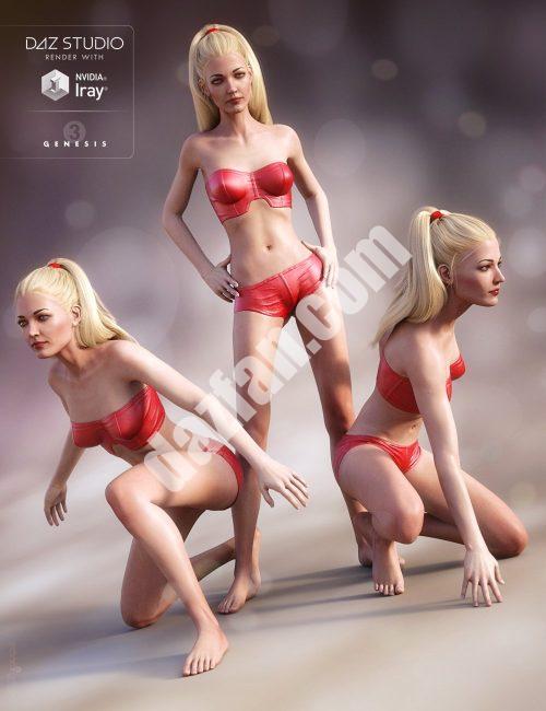 [daz姿势] DA Genevieve 7 基本姿势-DAZ爱好者