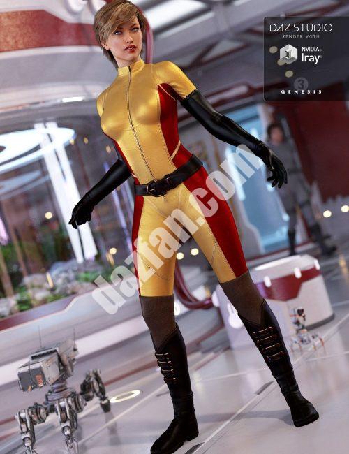 [daz服装] 《创世纪3》女性套装-DAZ爱好者