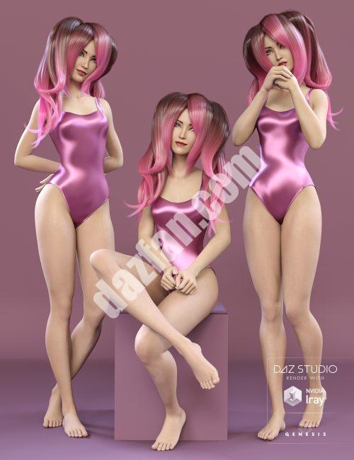 [daz姿势] i13 Aiko 7的姿势系列-DAZ爱好者